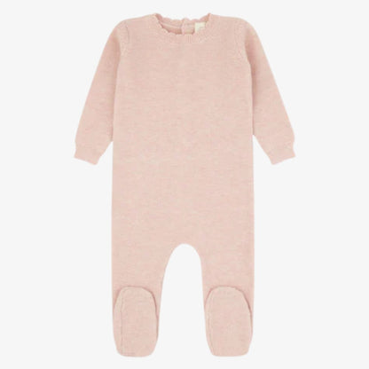 Knit Vest Footie And Bonnet - Roselle