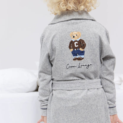 Crew Bear Robe - Navy