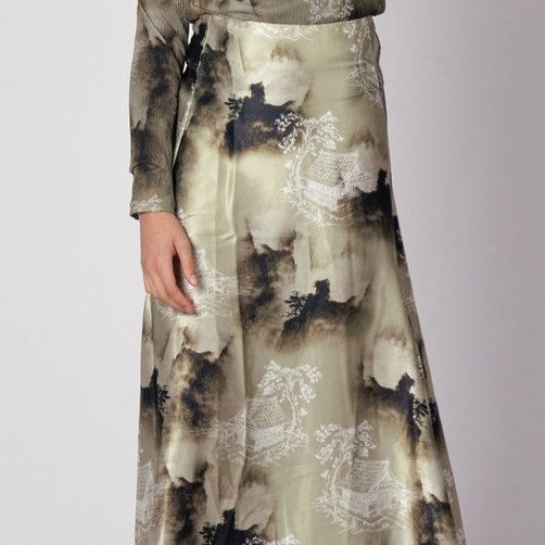 Silk Skirt - Print