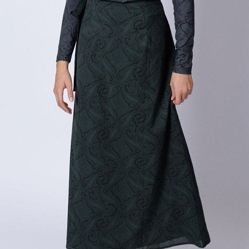 Silk Skirt - Green