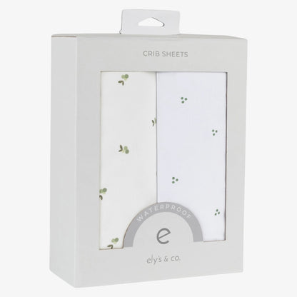 Crib Sheet 2 Pack - Sage Berries