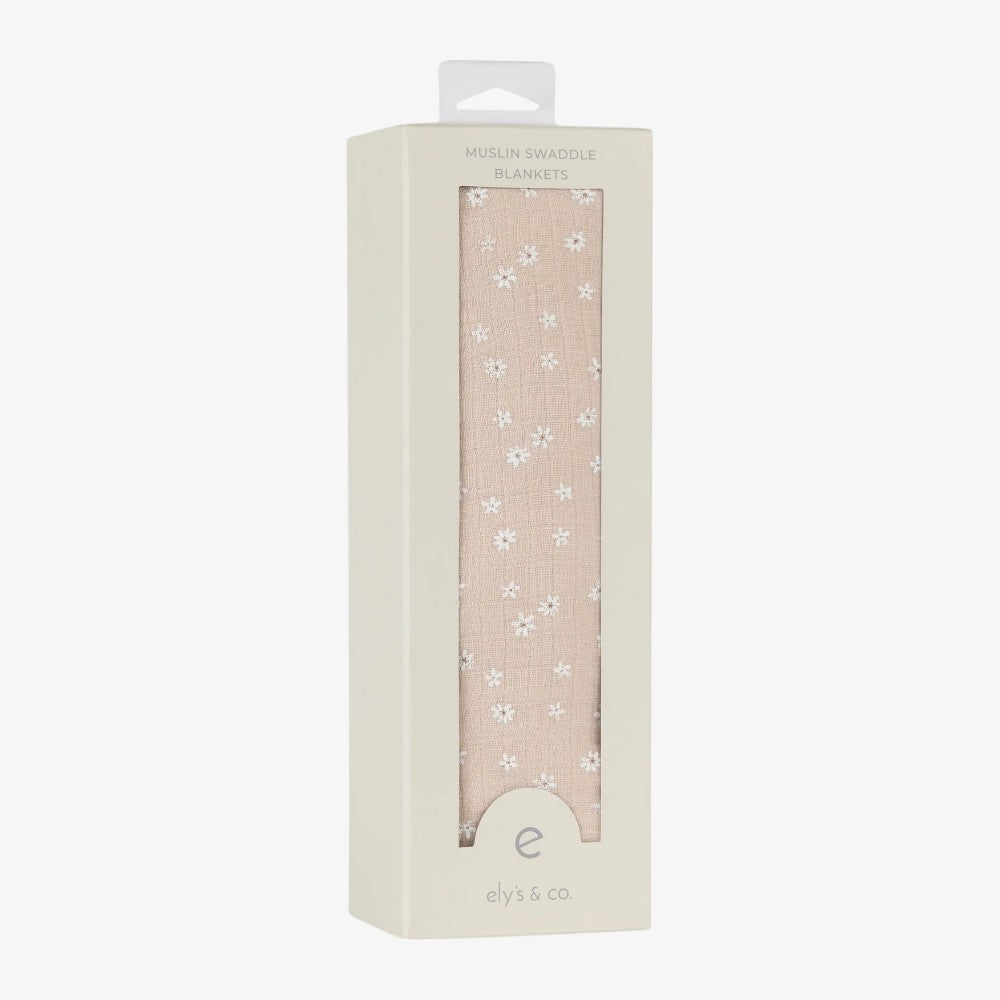 Muslin Swaddle 1 Pack - Ditsy Floral