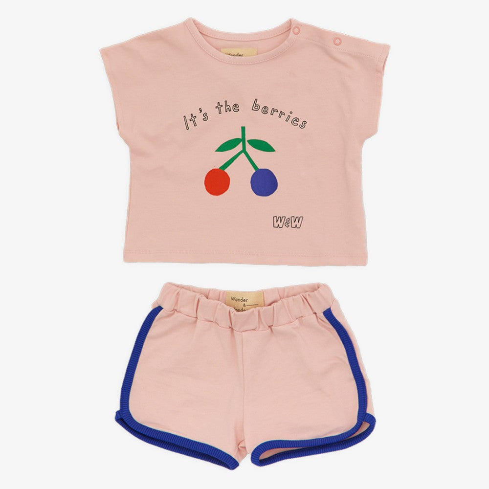 Tank Top And Shorts - Pink Lemonade