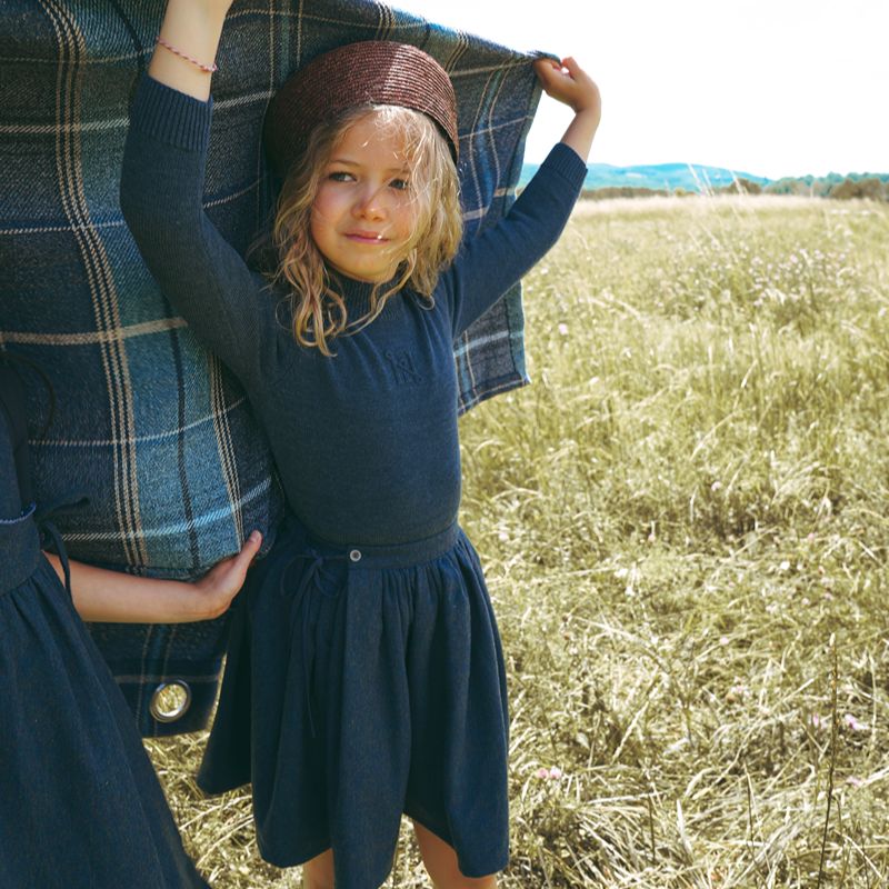 Wrap Skirt - Blue