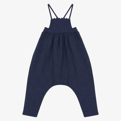 Embroidered Romper - Blue