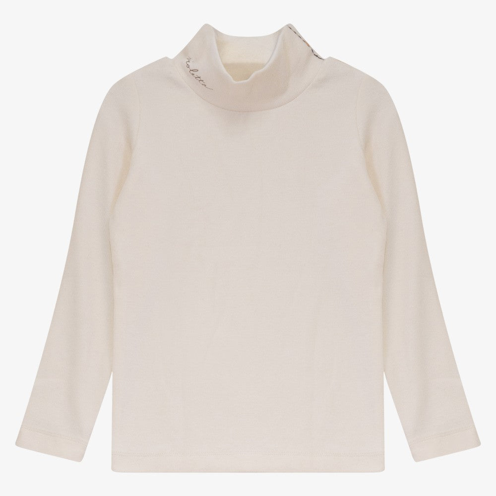 Knit T-Shirt - Cream