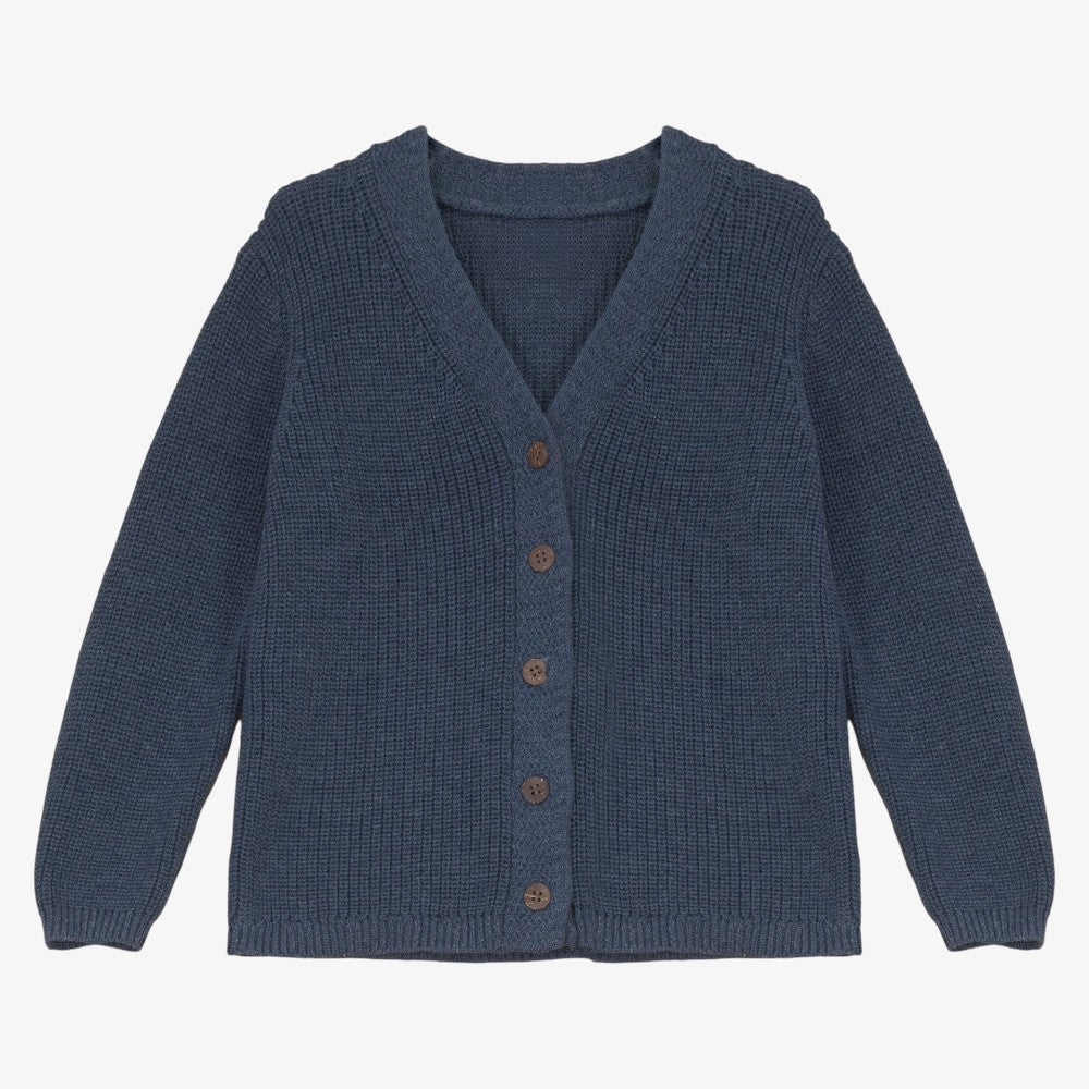 Knit Cardigan - Blue