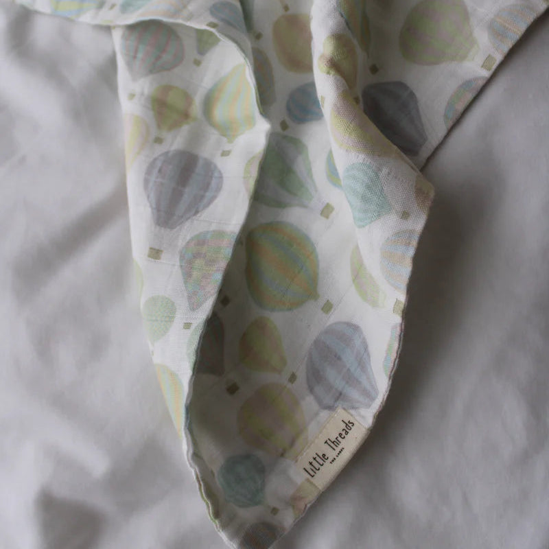 Muslin Blanket - Pastel Balloon