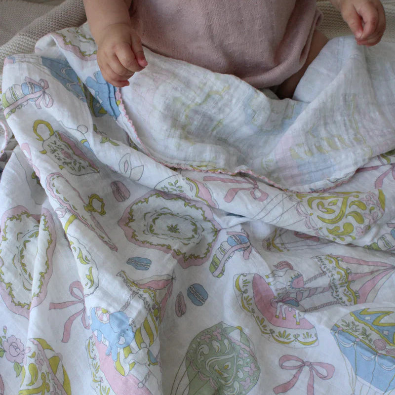 Muslin Blanket - Dreamy Carousel