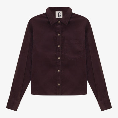 Corduroy Shirt - Burgundy
