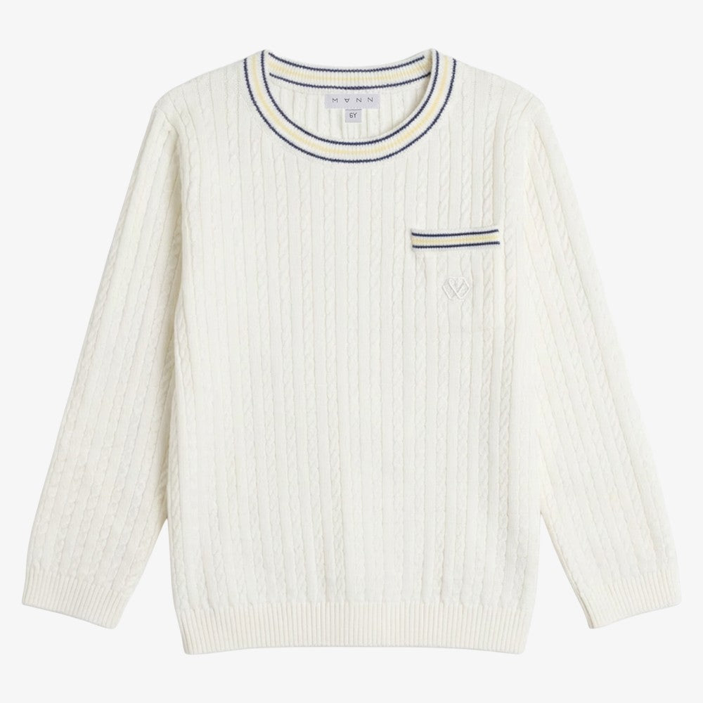 Stripe Detail Sweater - Royal Blue