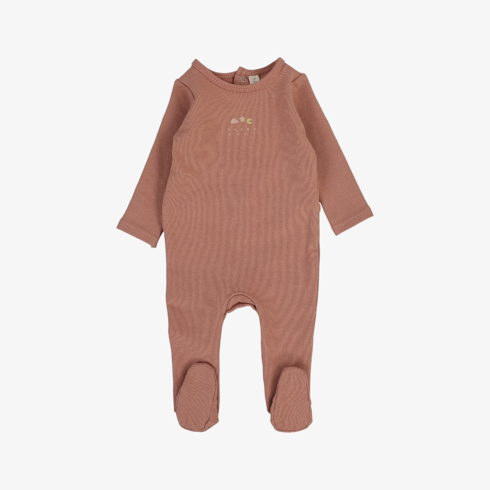 Dreamy Graphic Footie - Deep Pink