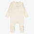 Dreamy Graphic Footie - Winter White & Pink