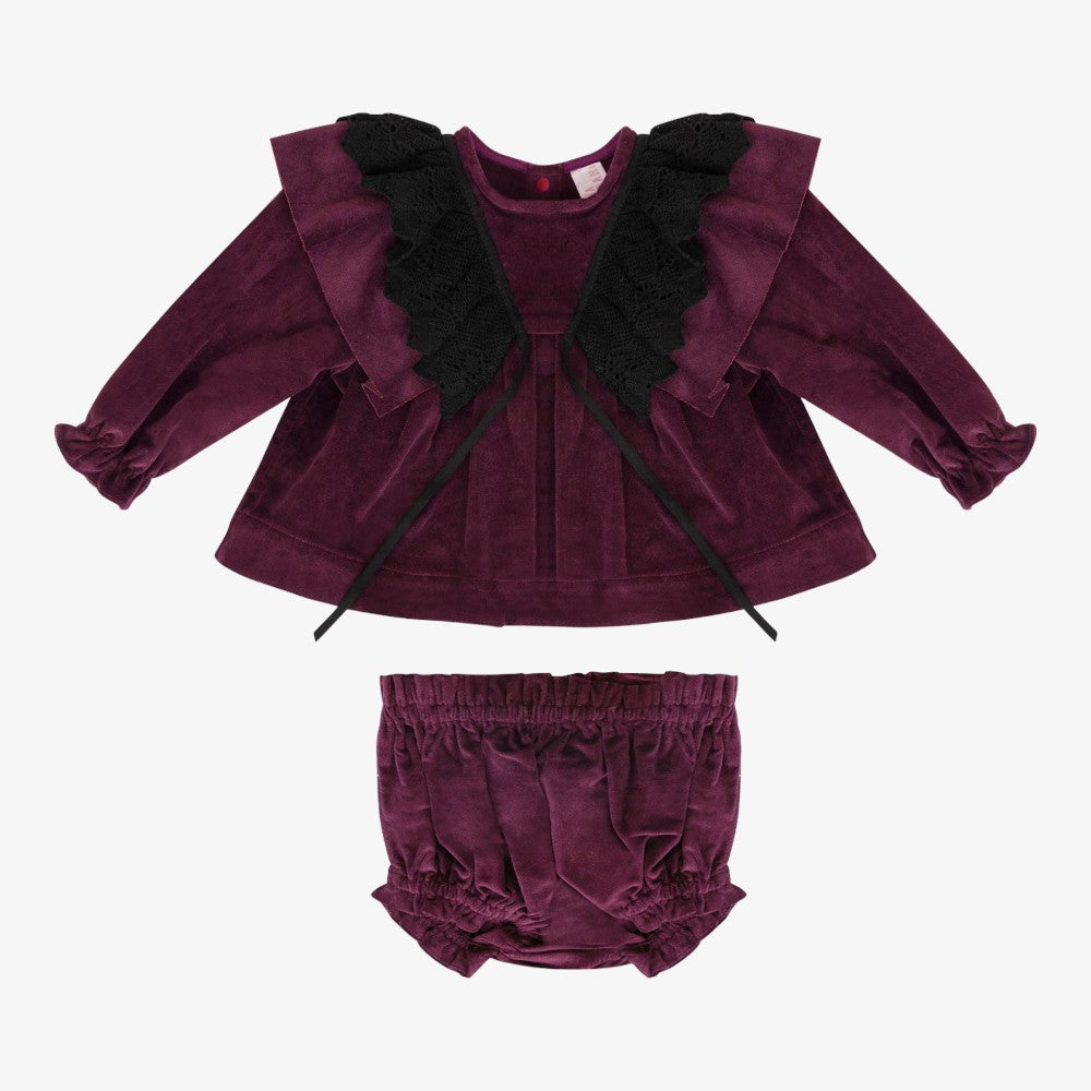 Gael Blouse And Bloomer - Prune