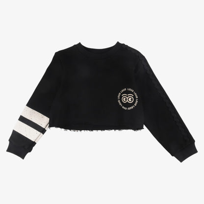 Crop Sweatshirt - Black