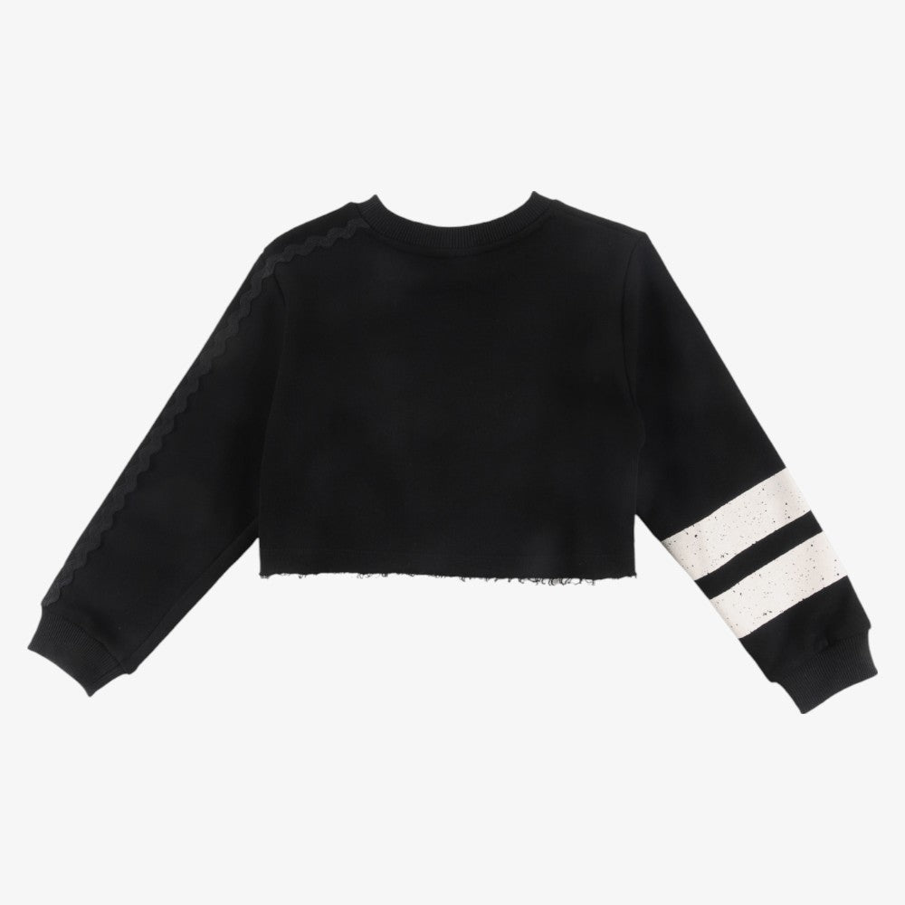Crop Sweatshirt - Black