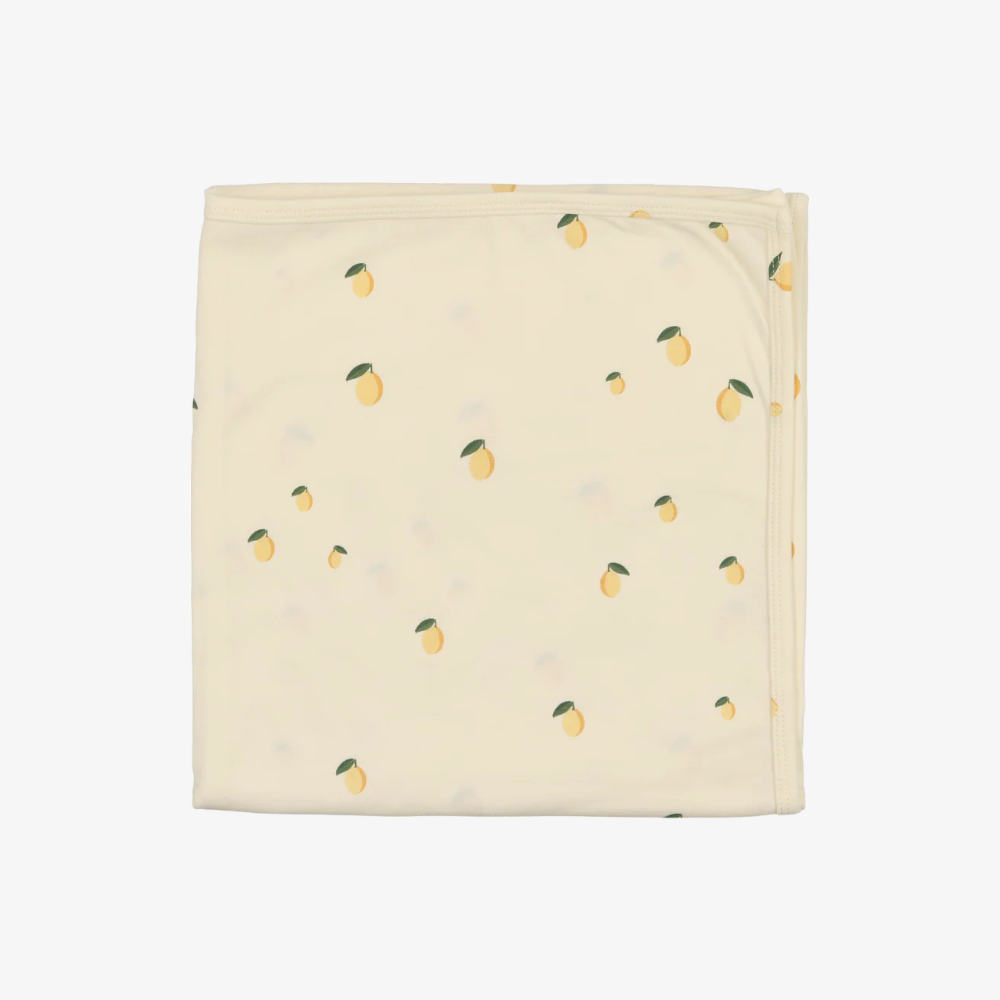 Printed Fruit Take Home Sets - Ivory-lemon