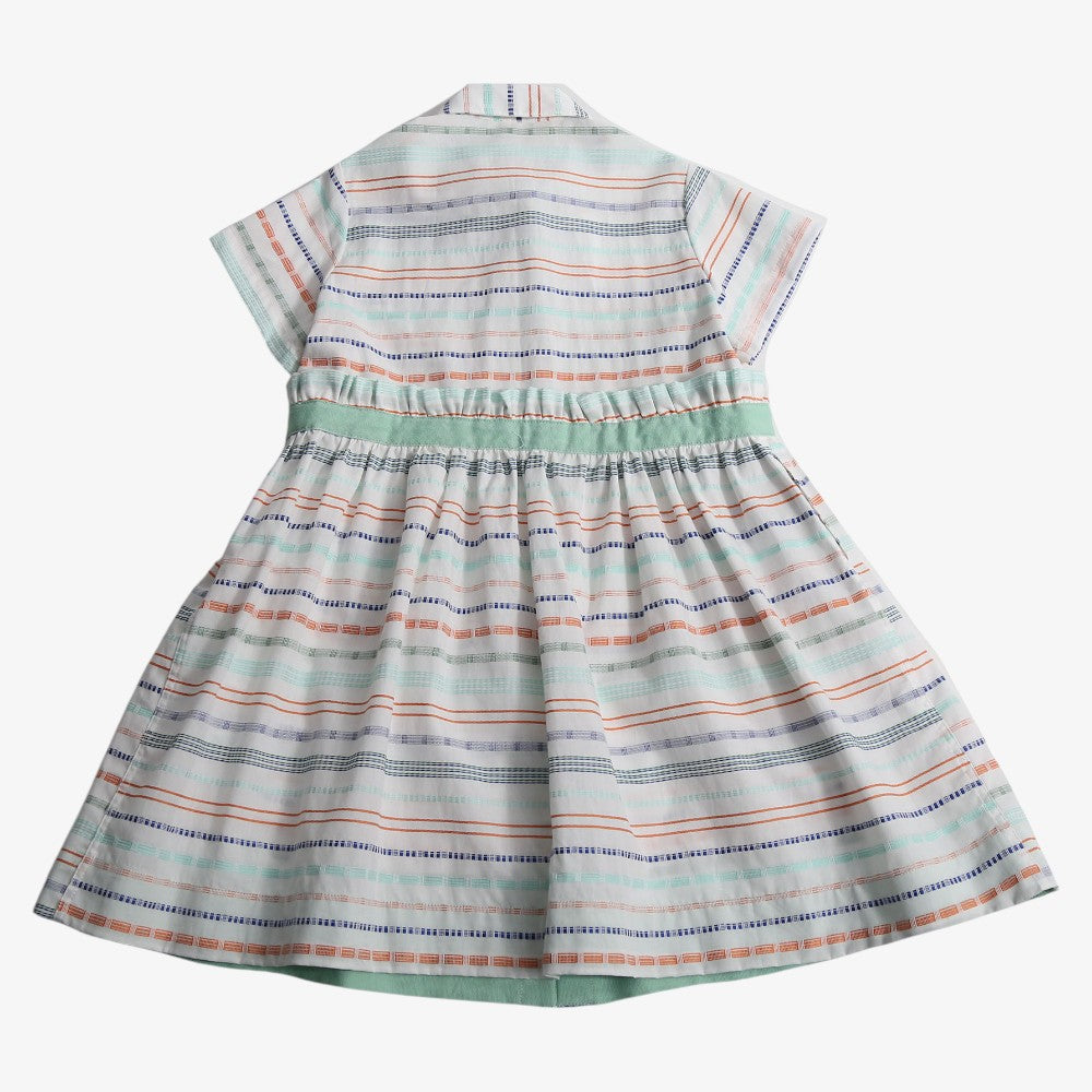 Pia Ruffled Frock - Sugar Mix