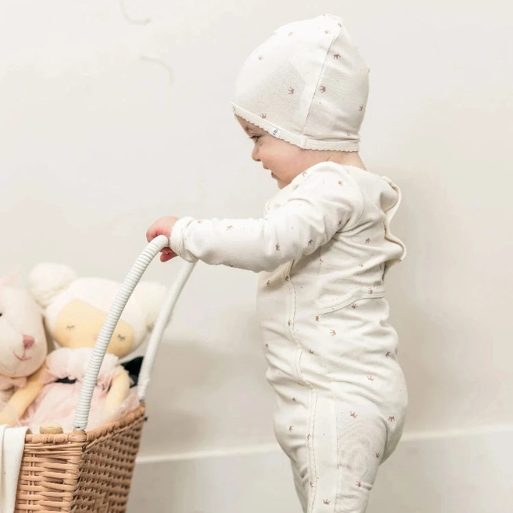 Crown Footie And Hat - Powder&rose