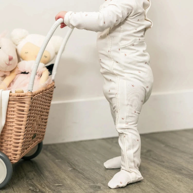 Crown Footie And Hat - Powder&rose