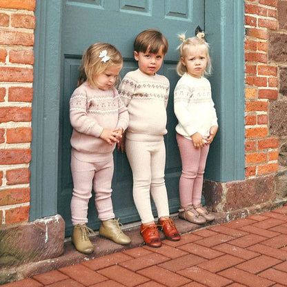 Fair Isle 2 Piece Set - Taupe