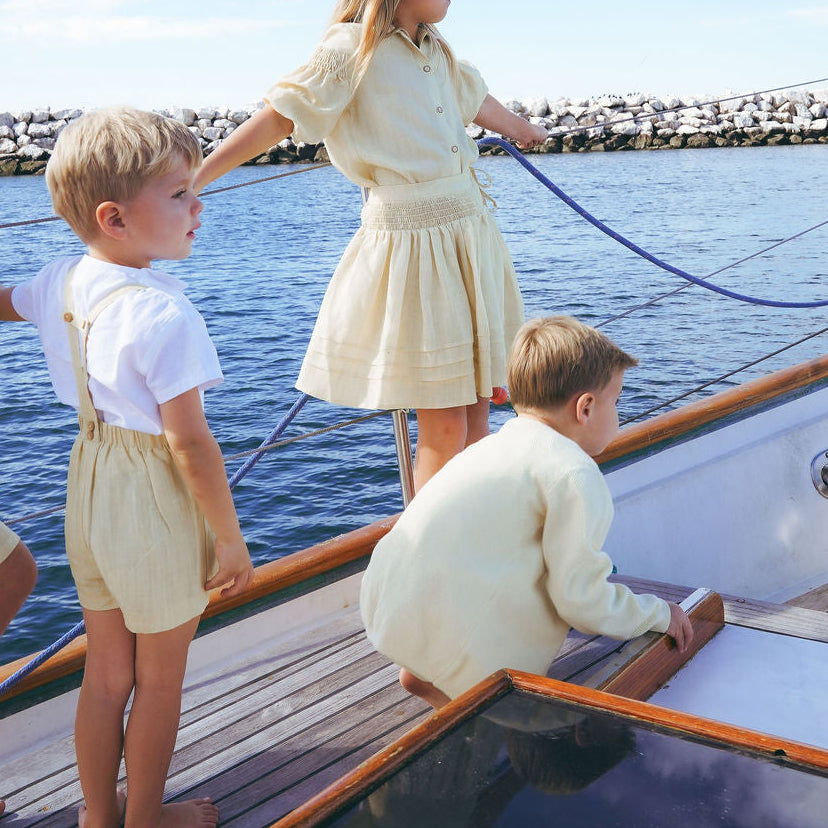 Knit Cardigan - Yellow