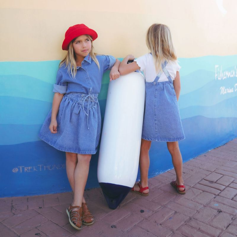 Nautical Skirt - Blue Denim