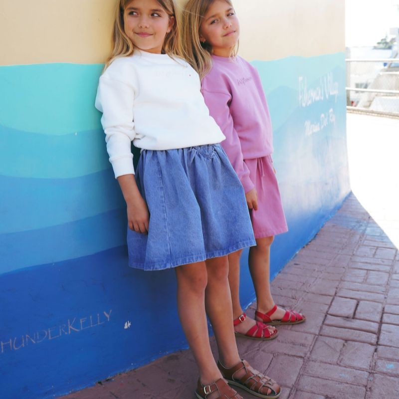 Nautical Skirt - Blue Denim