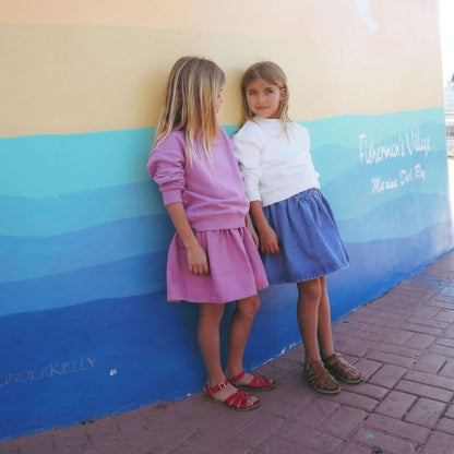 Nautical Skirt - Blue Denim