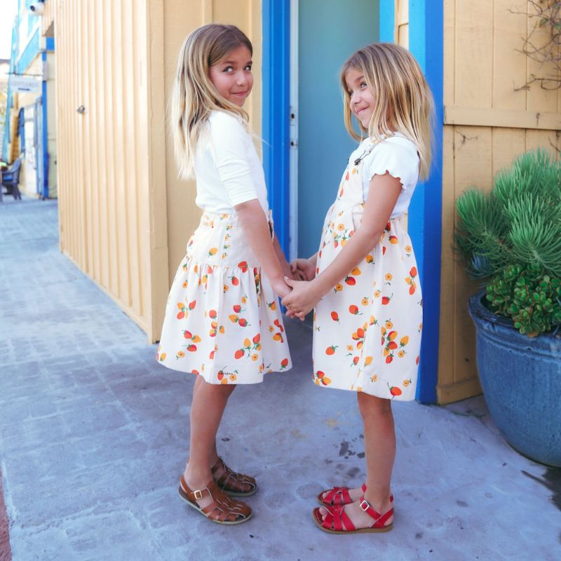 Pinafore Dress - Strawberry