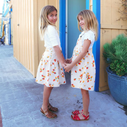 Pinafore Dress - Strawberry