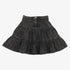 Denim Tiered Skirt - Black Wash
