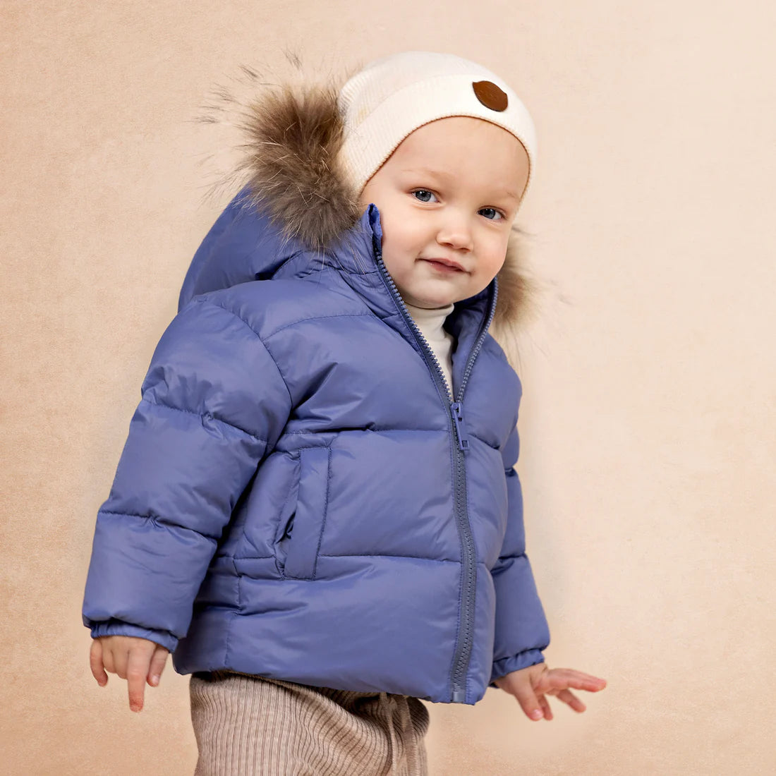 Knit Beanies - Cream