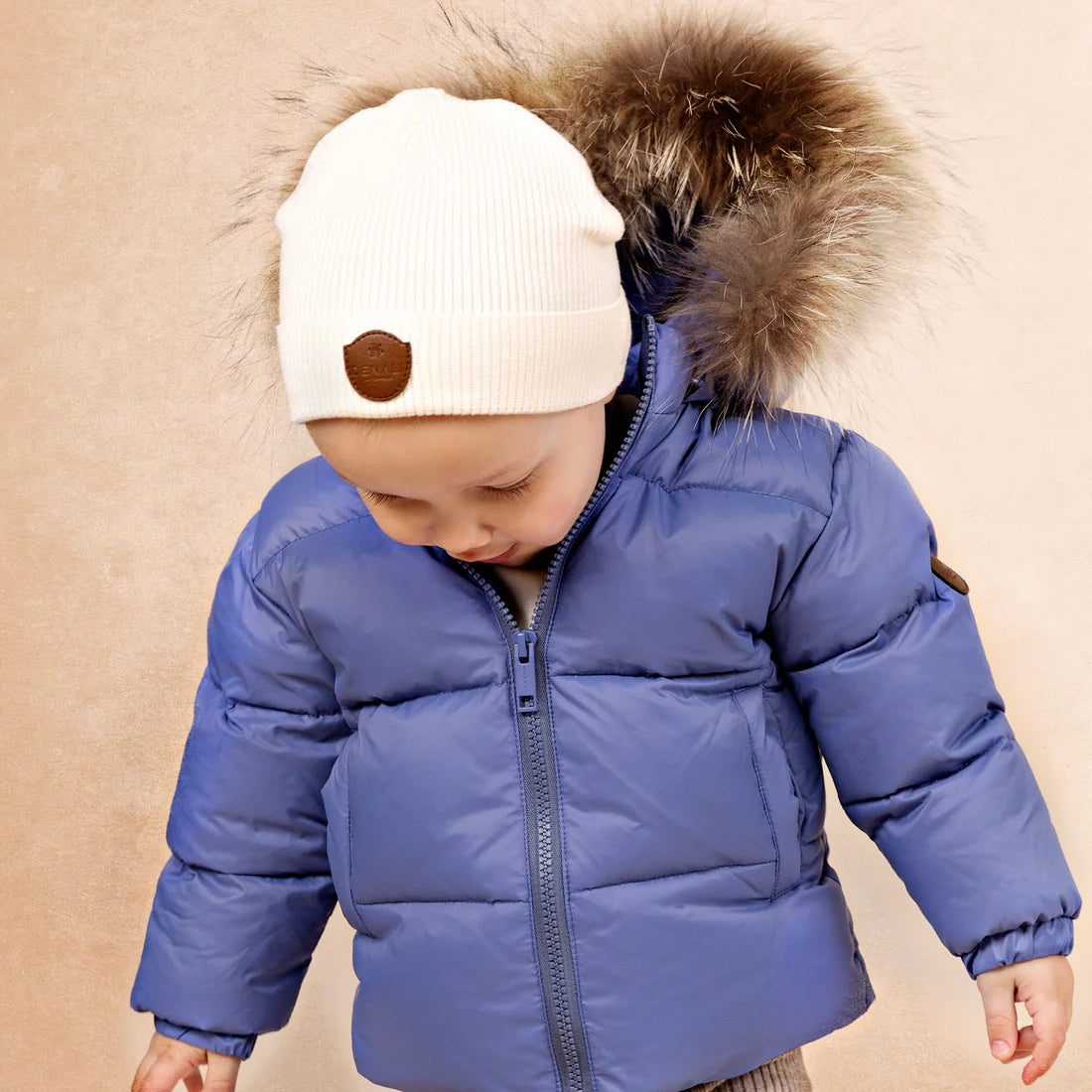 Knit Beanies - Cream