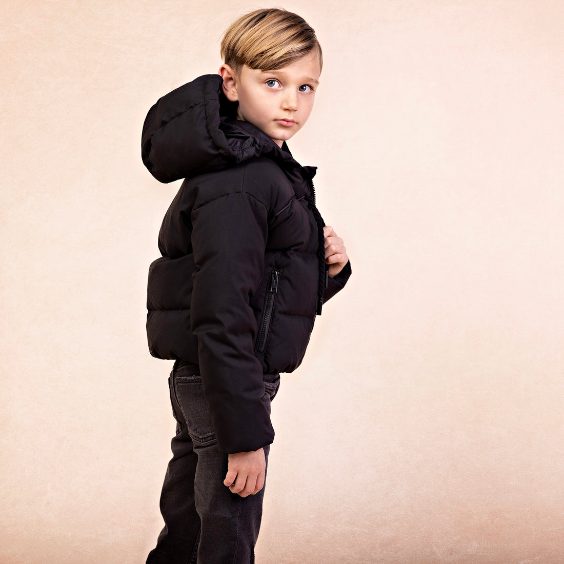 Piper Bomber Coat - Black