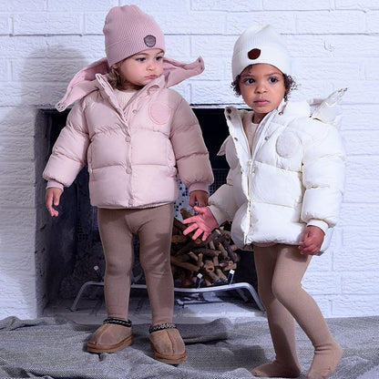 Furry Patch Jacket - Petal Pink