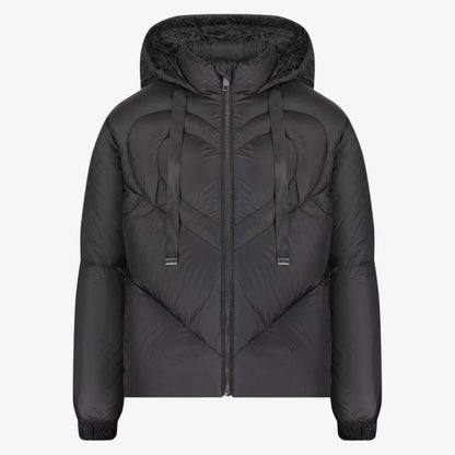 Heart Quilt Coat - Black