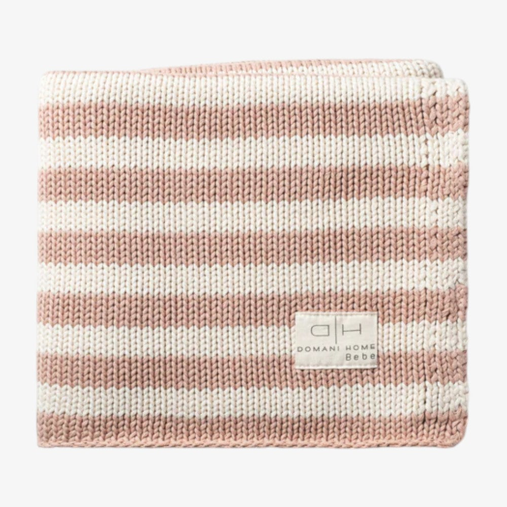 Iconic Stripe Blanket - Blush
