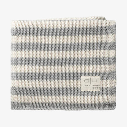 Iconic Stripe Blanket - Cool Grey