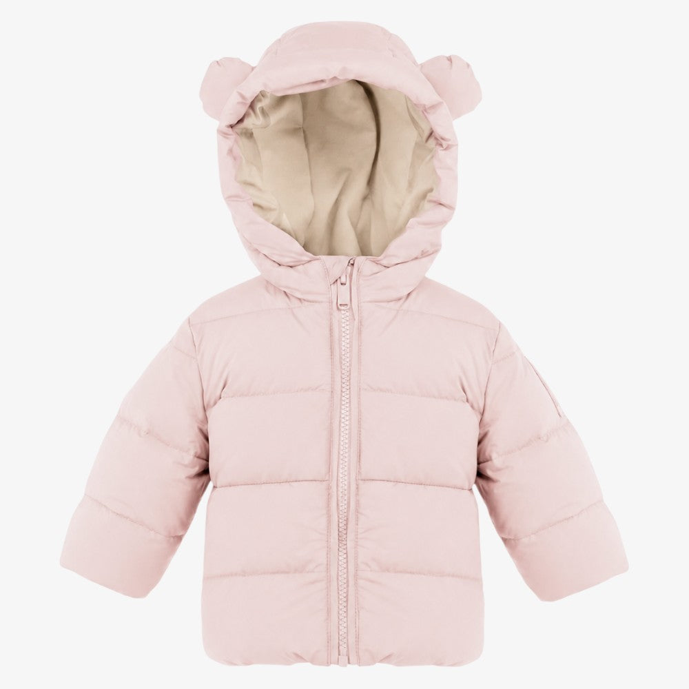 Down Jacket With Ears - Pink