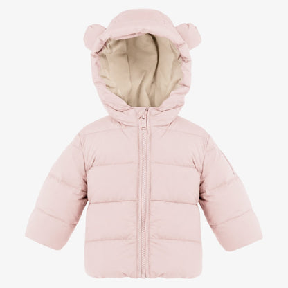 Down Jacket With Ears - Pink