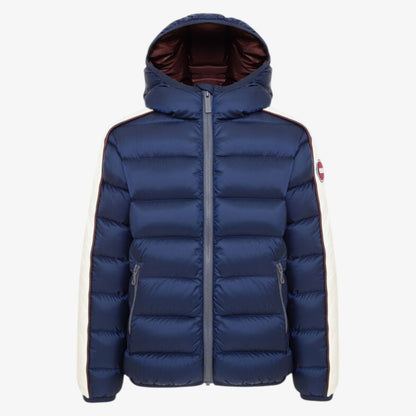 Quilt Hood Jacket - Navy
