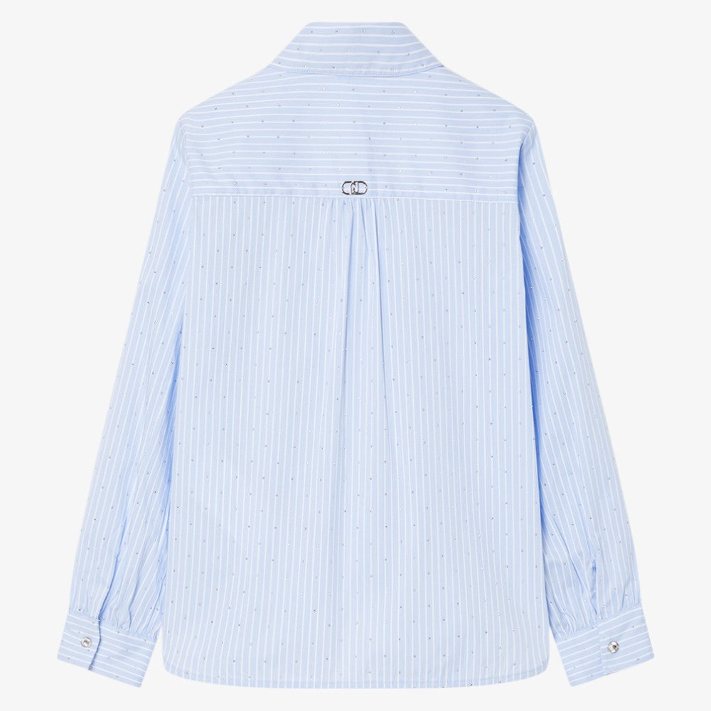 Stripe Stud Shirt - Blue