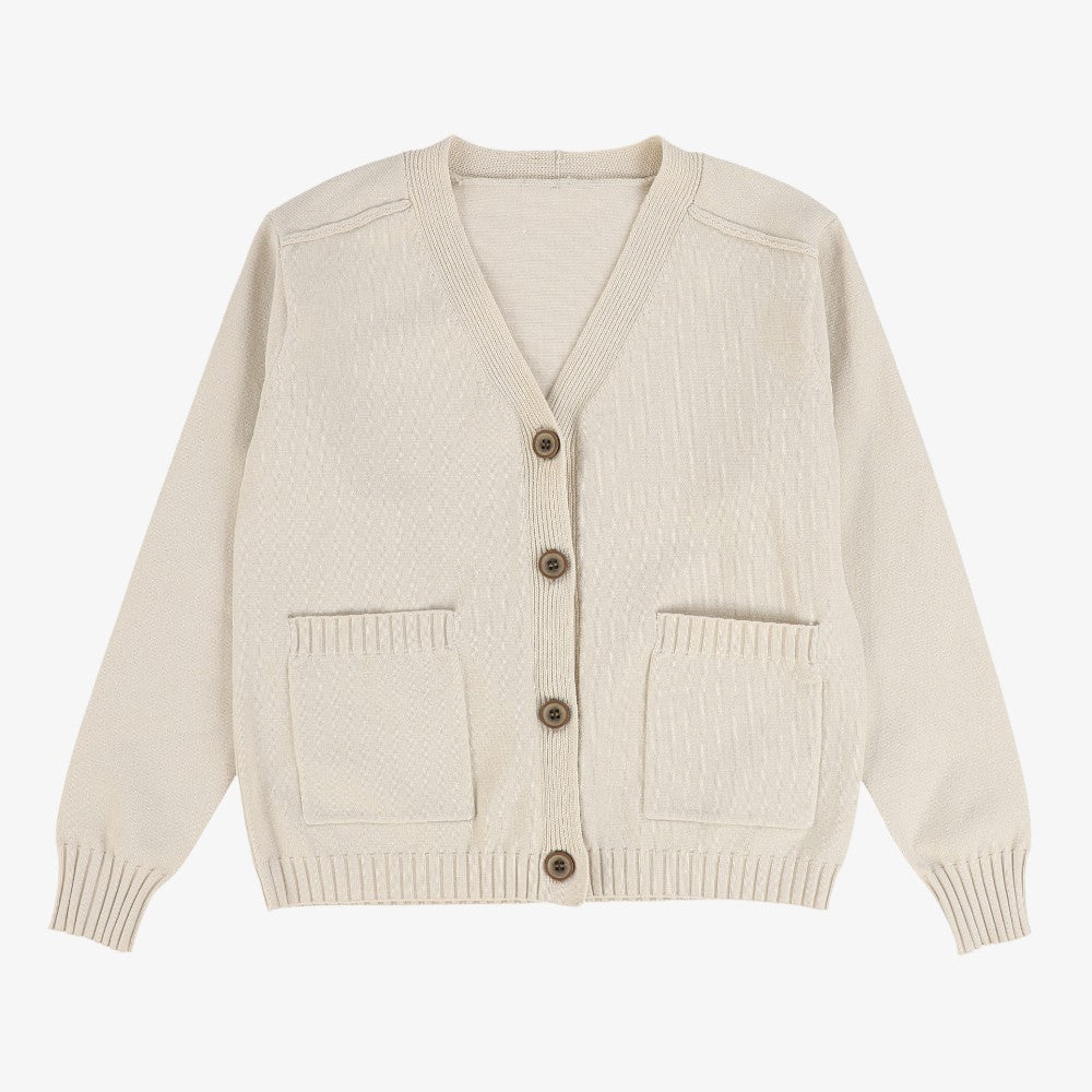 Knit Cardigan - Tan