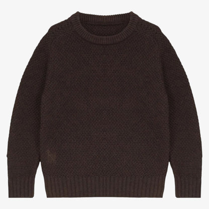 Knit Sweater - Brown