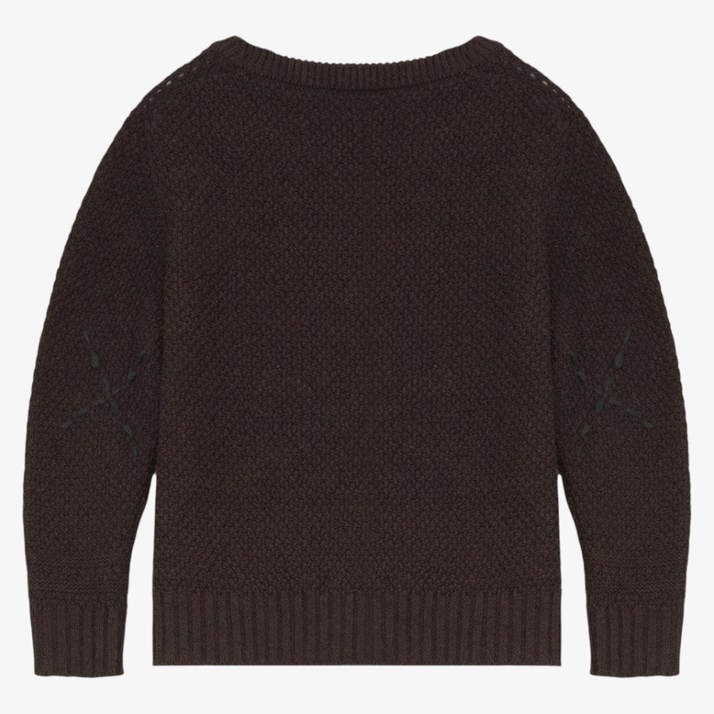 Knit Sweater - Brown