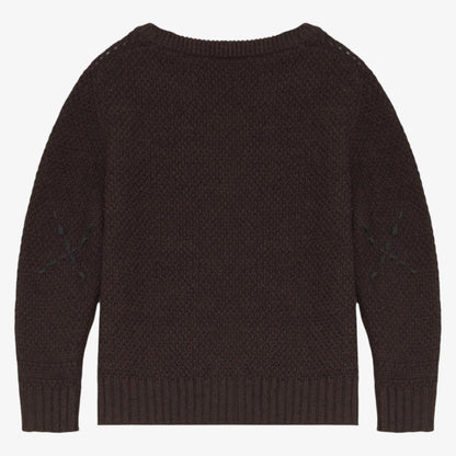 Knit Sweater - Brown