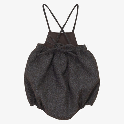 Tweed Romper - Grey &amp; Brown