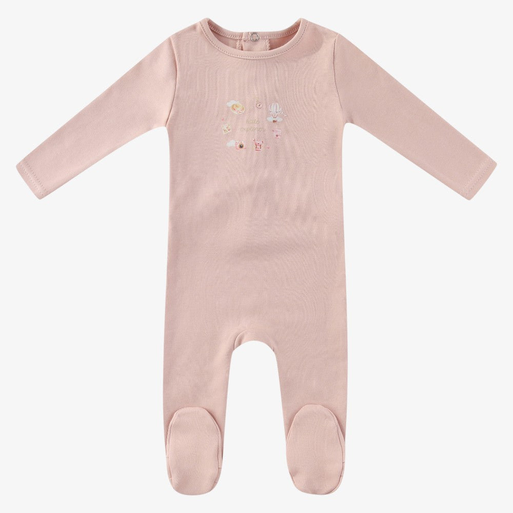 Little Explorer Footie - Pink