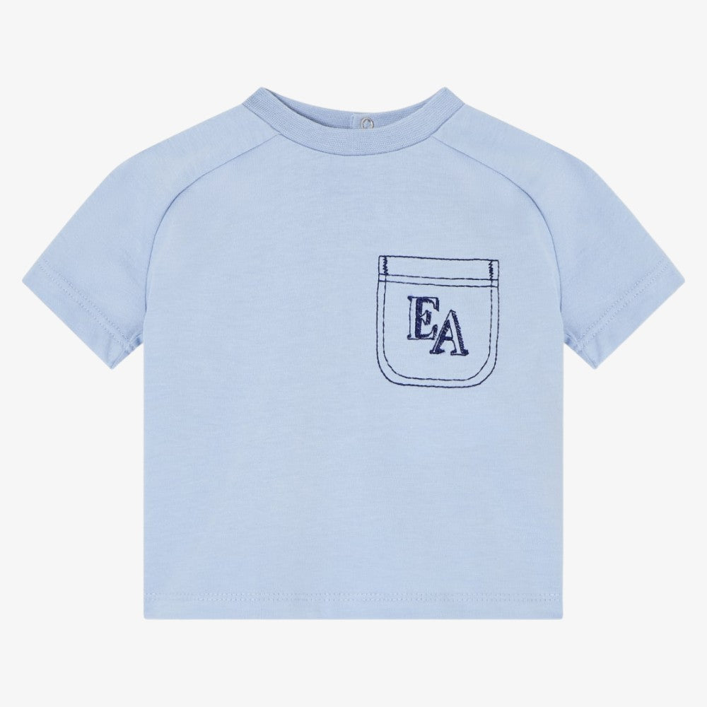 Pocket Stitch T-Shirt - Blue